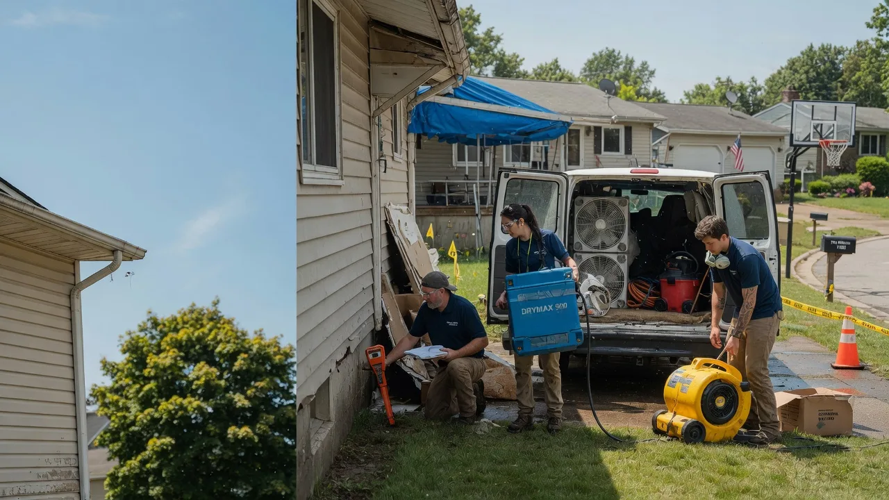 Ceiling Leak Cleanup in Black Earth, WI near me
