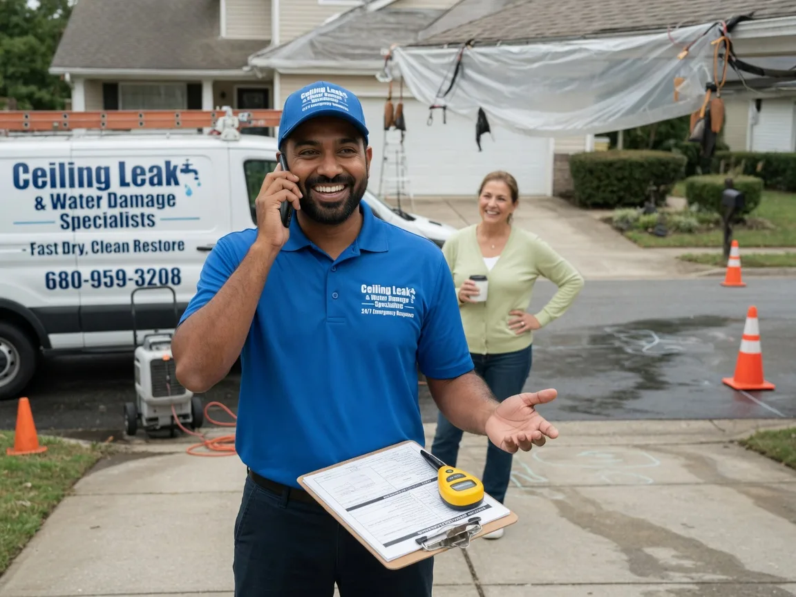 Ceiling Leak Cleanup Black Earth, WI FAQs